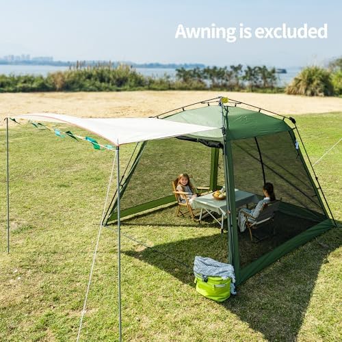 Pop Up Screen House Gazebo 8.2'x8.2'x75'' – Instant Portable ...
