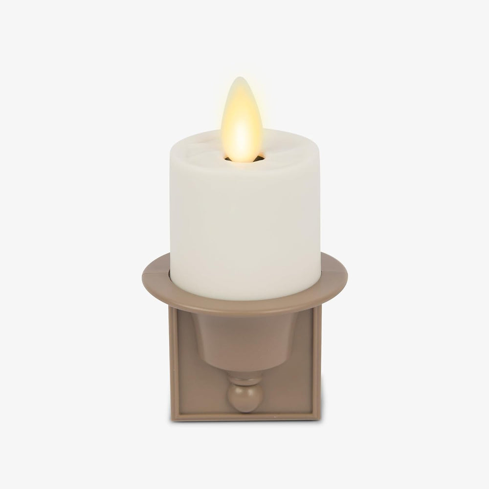 Luminara Flameless Candle Nightlight w/Dusk to Dawn Light Dark Auto Sensor, T...