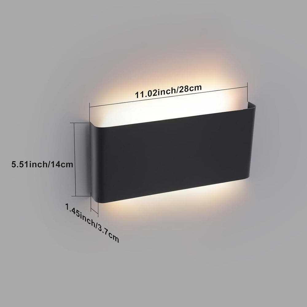 Mille Luckiole 11 Inch Hallway LED Wall Light,5-in-1 CCT 3000K/3500K4000K/500...