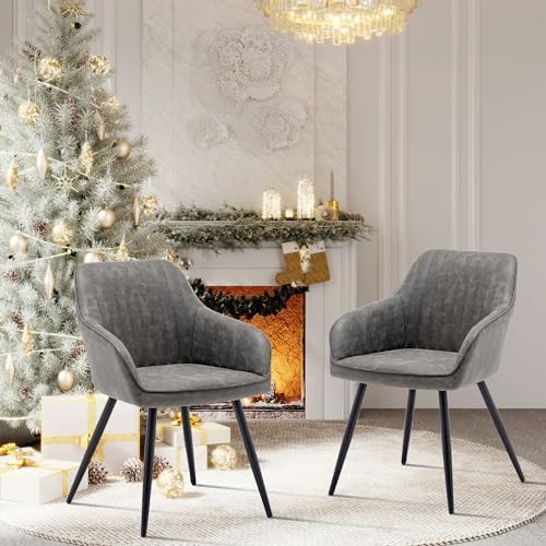 annjoe Faux Leather Accent Chair Arm Chairs Living Room Chairs Leisures Chair...