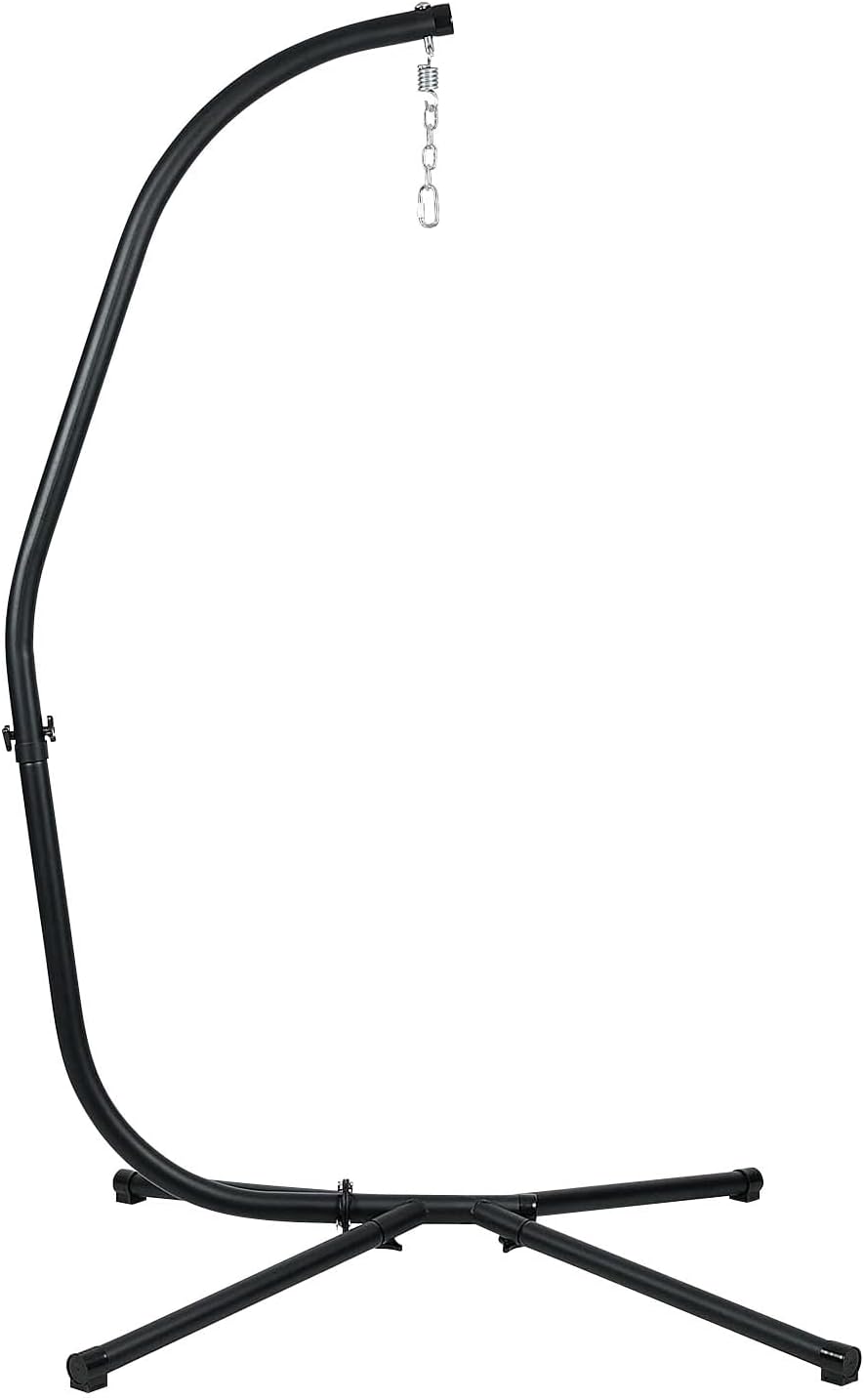 BPS Hammock Steel Stand Only C-Stand for Hanging Hammock Chairs - 300 Pound C...