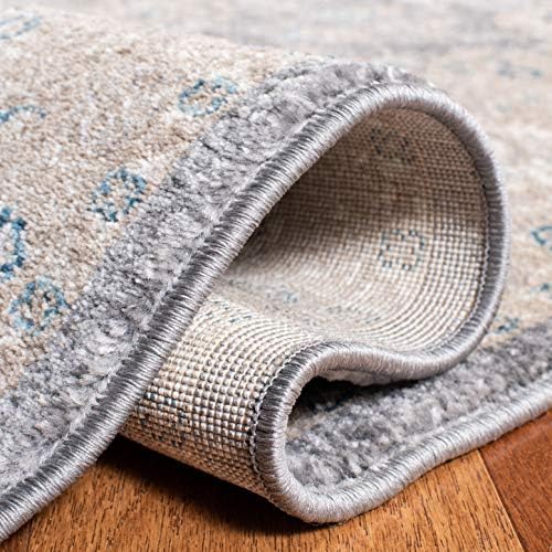 SAFAVIEH Sofia Collection Area Rug - 10' x 14', Light Grey & Beig...