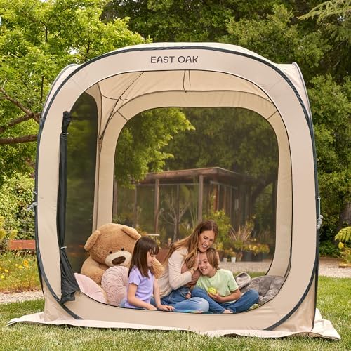 East Oak Screen House Tent Pop-Up, Portable Screen Room Canopy Instant Screen...