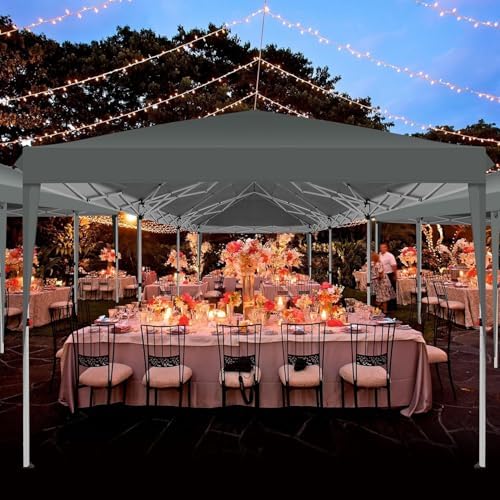 COBIZI 10x30 Pop Up Canopy Tent with 8 Sidewalls Party Tents for Parties Wedd...