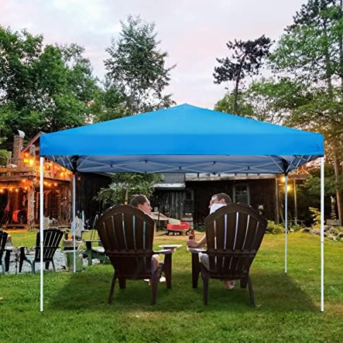 JupiterForce 10 x 10 Pop Up Height Adjustable Canopy Tent Sun Protection Wate...