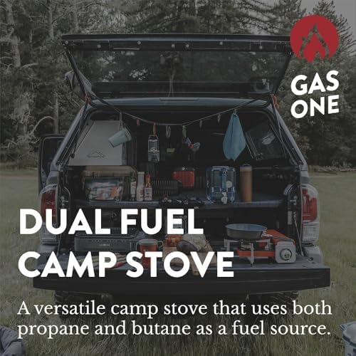 Gas One GS-3400P Propane or Butane Stove Dual Fuel Stove Portable Camping Sto...