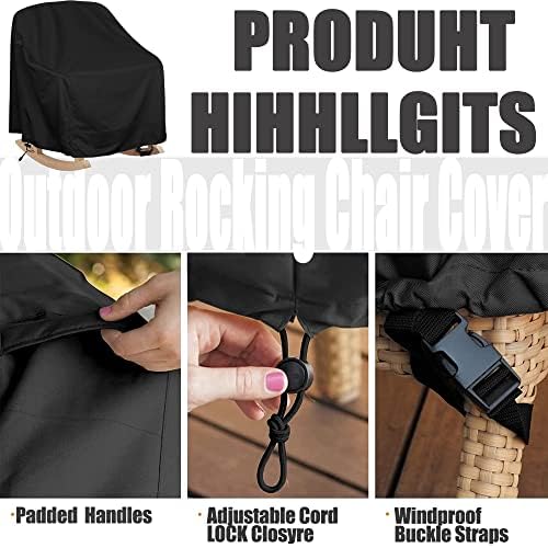 Patio Chair Covers 4 Pack Outdoor Rocking Chair 27" x 32" x43"