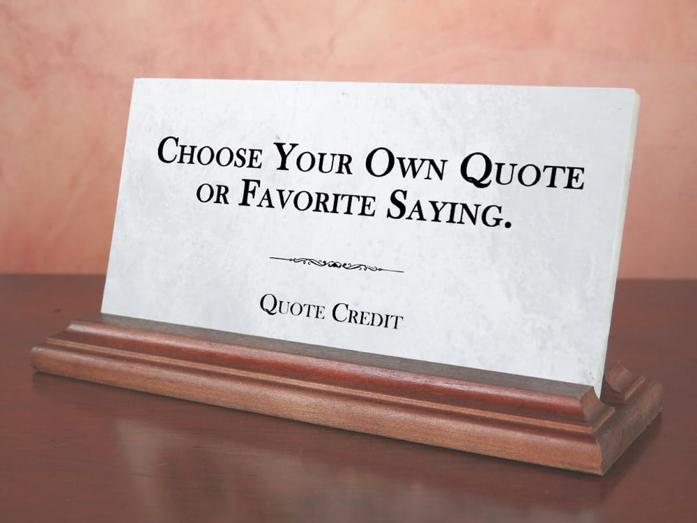 Custom Sign Plaque - Quote, Favorite Saying, Information, or Motto – Personal...