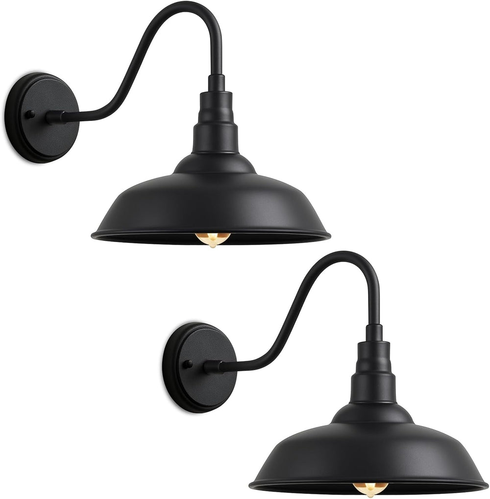 Acoji10 Outdoor Barn Gooseneck Lights,ClassicFarmhouse Style Fixture