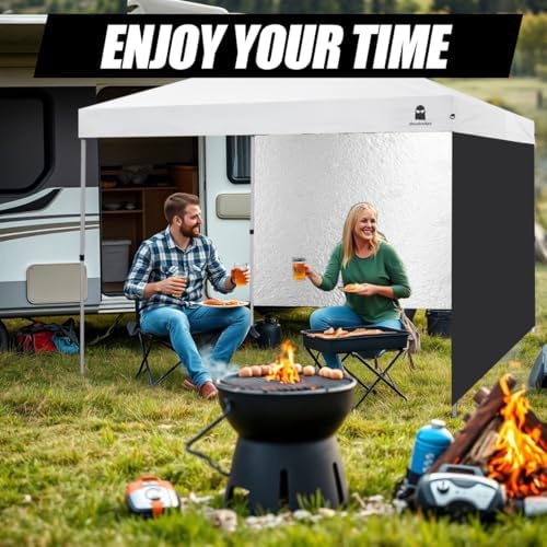 10x10 Pop Up Canopy Tent Sidewalls - Straight Leg Compatible, 300D Waterproof...