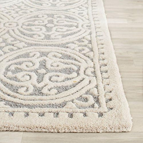 SAFAVIEH Cambridge Collection 11' x 15' Black/Ivory CAM123E Handmade ...