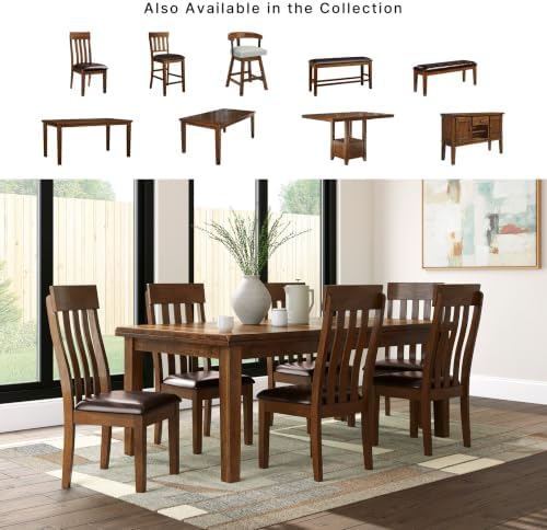 Signature Design by Ashley Ralene Wood Extendable Dining Table, Brown