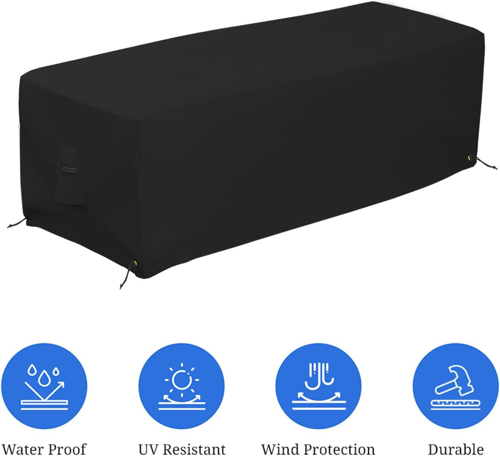 Covers & all Outdoor Rectangular Fire Pit Cover, Rectangle Heavy Duty18 O...