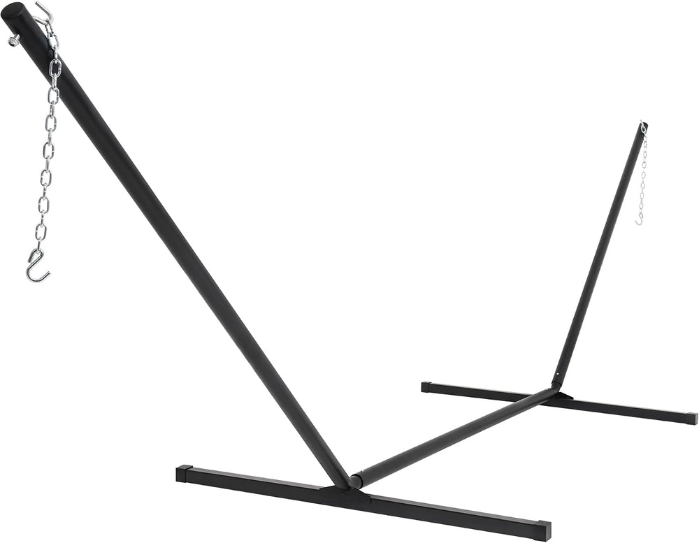 Lazy Daze Heavy Duty 15 Ft Hammock Stand with Hooks and Chains for Outdoor