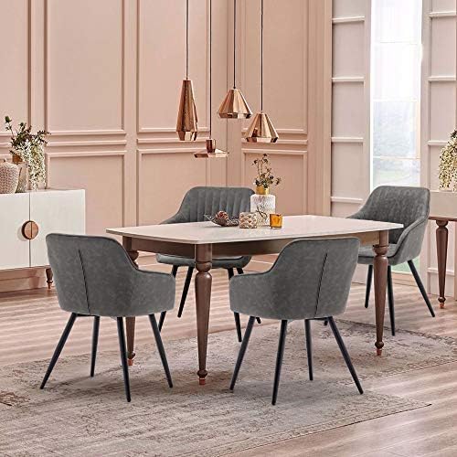 annjoe Faux Leather Accent Chair Arm Chairs Living Room Chairs Leisures Chair...