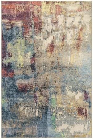 Lahome Modern Abstract Area Rug 6x9 Rugs for Living Room, Washable Bedroom Ru...
