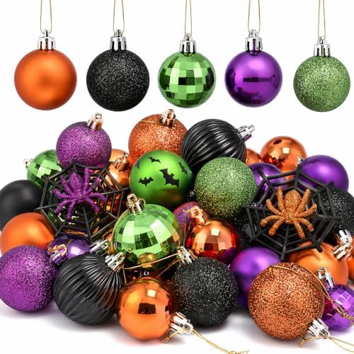 Valery Madelyn 64ct Halloween Ornaments Shatterproof Tree Decoration Indoor