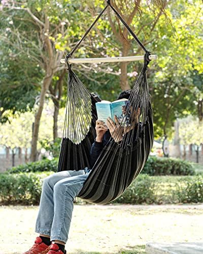 ADVOKAIR Hammock Chair Swing 500lbs Steel Bar Multi-Size Bedroom&Porch