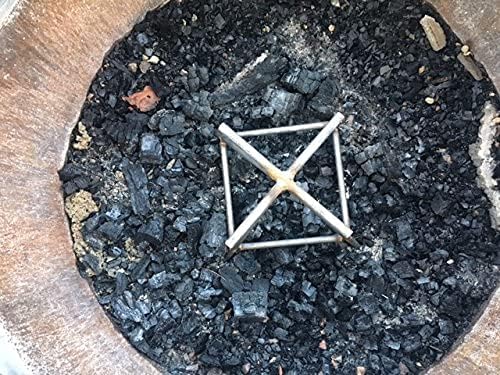 The Original Vertical Fire Pit Grate, Chiminea, Kiva Fireplace Firewood - Low...