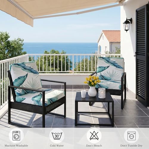 CALBODE 12Pcs Stretch Patio Cushion Covers Outdoor Couch Cover Replacement,Ou...