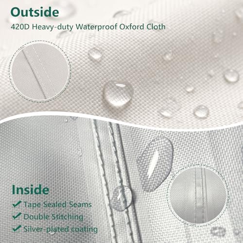 AKEfit Patio Chair Covers for Outdoor Furniture Waterproof 2 Pack,Heavy Duty ...