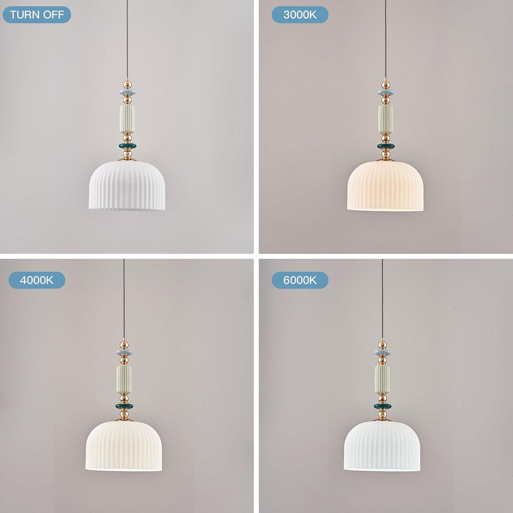 Pendant Light Modern Pendant Lighting Fixture Hanging Lamp Milk White Glass H...