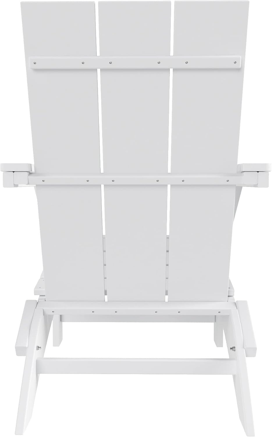 WestinTrends Ashore Modern Outdoor Folding Adirondack Chair, White