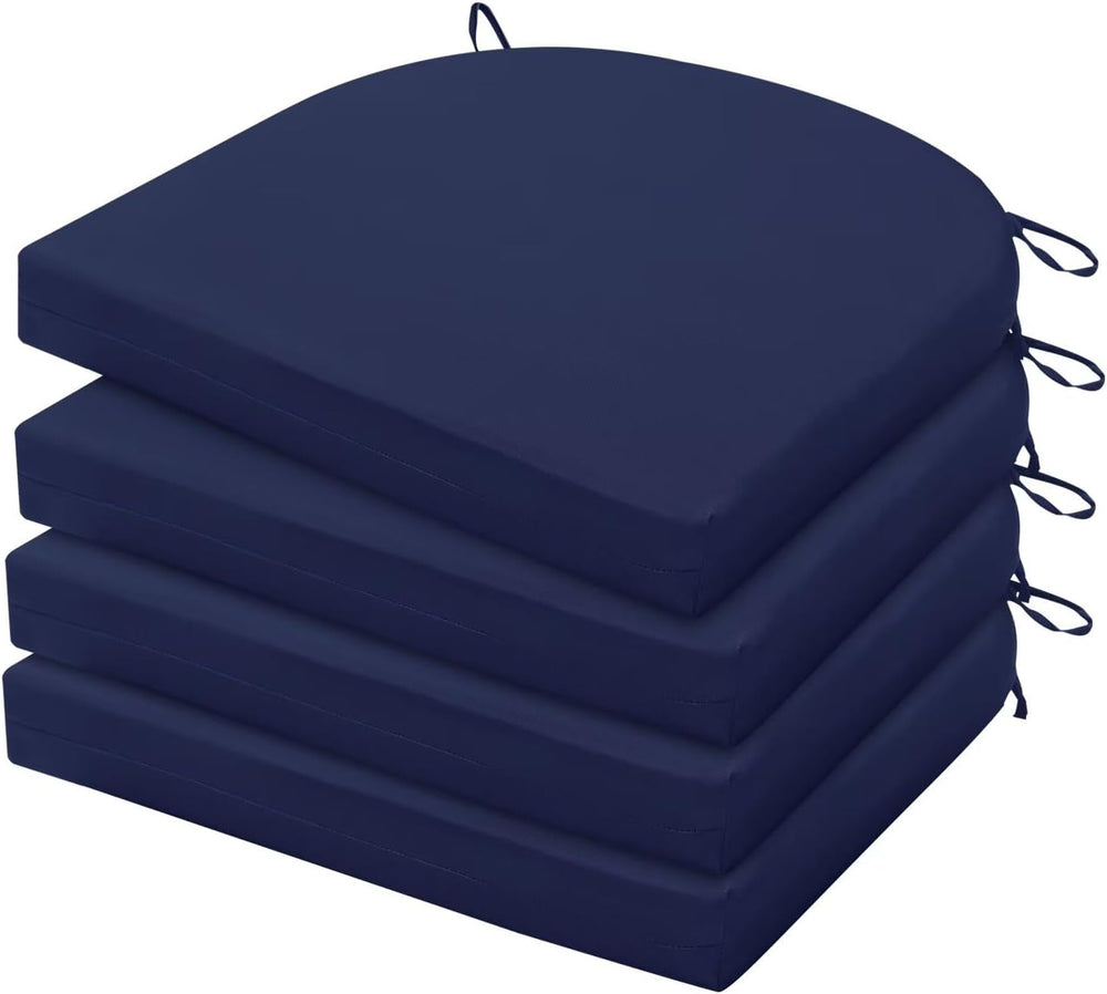 HARBOREST Outdoor Chair Cushions Set of 4, Water Resistant Patio Chair Cushio...