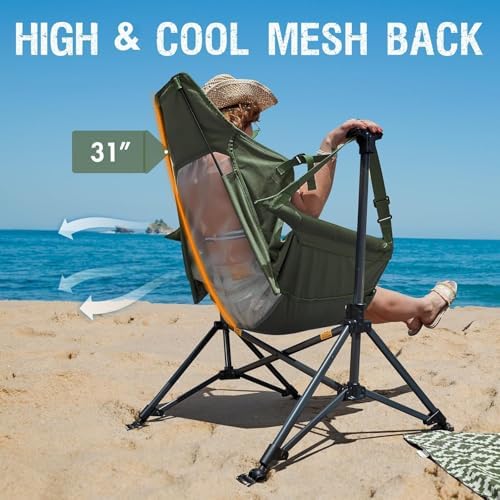 Portal Hammock Camping Chair, Portable Outdoor Swinging Chairs, Rocking Chair...