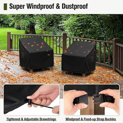 MR. COVER Patio Chair Covers Waterproof, Outdoor Furniture Covers for Rocking...