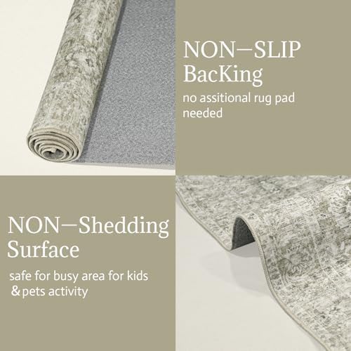 Machine Washable Rugs for Living Room: 10x14 Area Rugs for Bedroom