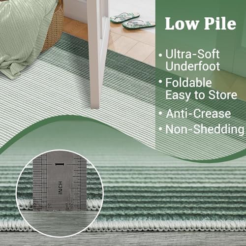 GarveeHome Area Rugs 9x12 Living Room Rug, Modern Bordered Machine Washable R...
