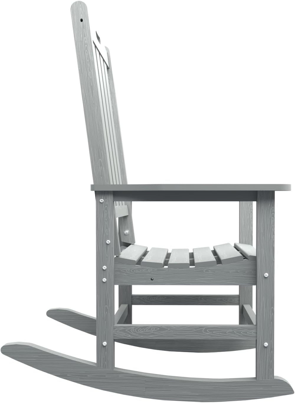 THOEOE Outdoor Rocking Chairs Set of 4, Oversized Patio Rocking Chair