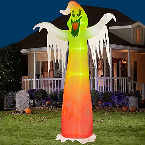 Hourleey 9 FT Halloween Inflatables Outdoor, Halloween Blow Up Yard Decoratio...