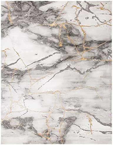 SAFAVIEH Craft Collection X-Large Area Rug - 12' x 15', Grey & Go...