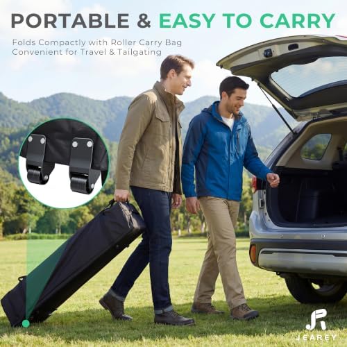 JEAREY 10x10 Pop Up Canopy Tent, Easy Up Outdoor Market Canopy, Royal-Blue