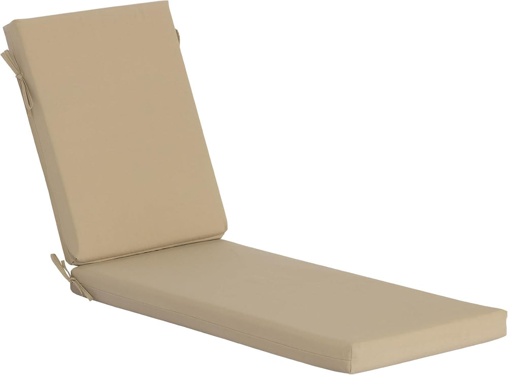 COZYVIDA Outdoor Chaise Lounge Cushions,72"x21"x3.1" Water-Res...