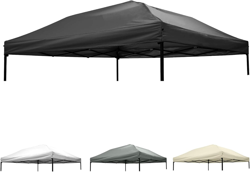 10x10 Canopy Replacement Top,300D Waterproof Pop Up Canopy Tent Cover for Str...