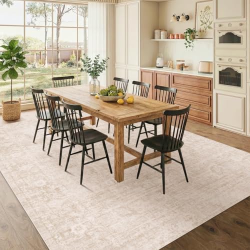 Homemate Washable Rug 8x10 Area Rugs - Vintage Rugs for Living Room