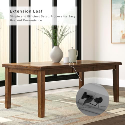 Signature Design by Ashley Ralene Wood Extendable Dining Table, Brown