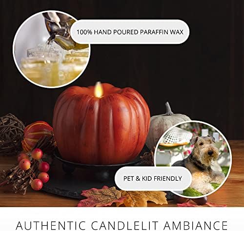 Luminara - Flameless Halloween LED Candle Battery Operated Moving Flame - Ant...