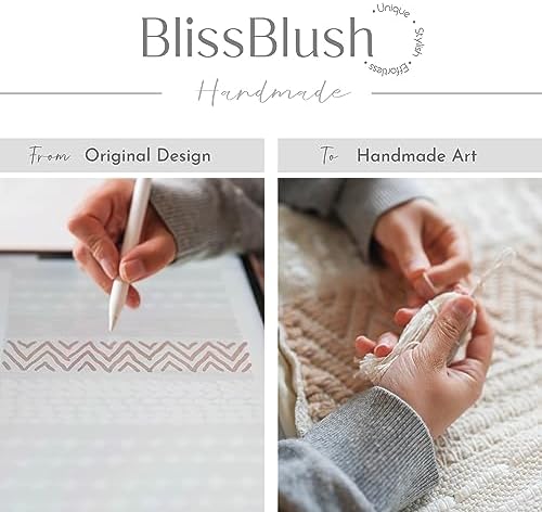BlissBlush 14x36 Lumbar Pillow Cover for Bed, Rectangular Long Decorative Thr...