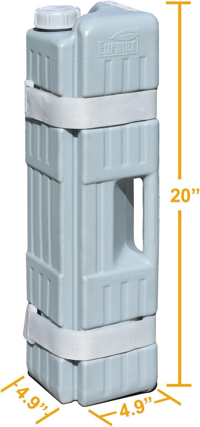 Eurmax USA 4-Pack Universal Upgraded Commercial Canopy Weights - Leg Weight B...