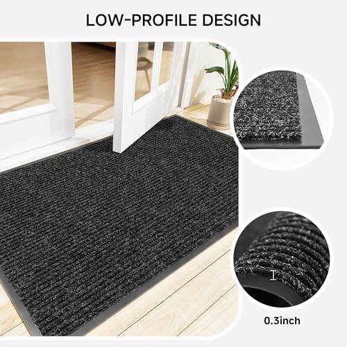 100pointONE Front Door Mat, Heavy Duty Indoor Outdoor Doormat for Entryway, 1...