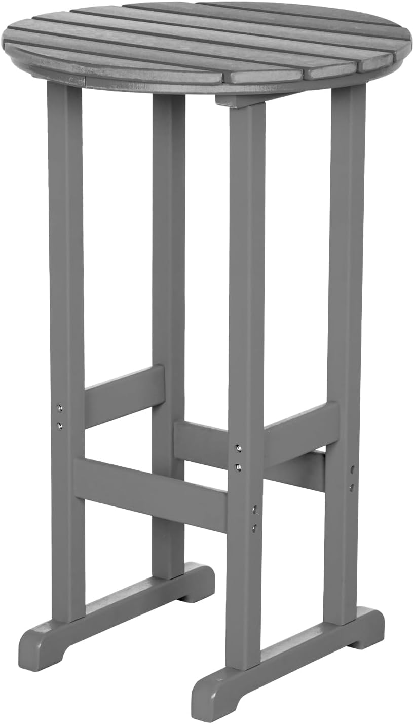 nalone 40" Outdoor Bar Table, All Weather HDPE Bar Height Patio Table Co...