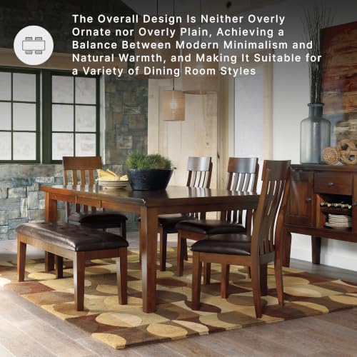 Signature Design by Ashley Ralene Wood Extendable Dining Table, Brown