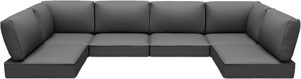 Outdoor Replacement Cushions for Patio Furniture,Water-Resistant Sofa Cushion...