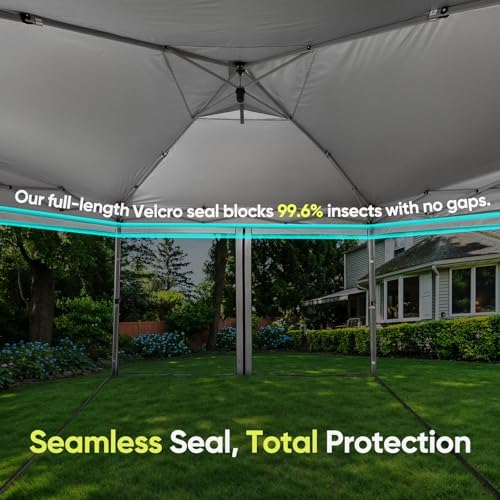 Quictent 10'x10' Pop up Screened Canopy Tent with Mosquito Netting