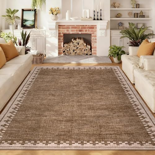 GarveeHome Living Room Rug 4x6 Washable Cross Bordered Soft Throw Carpet