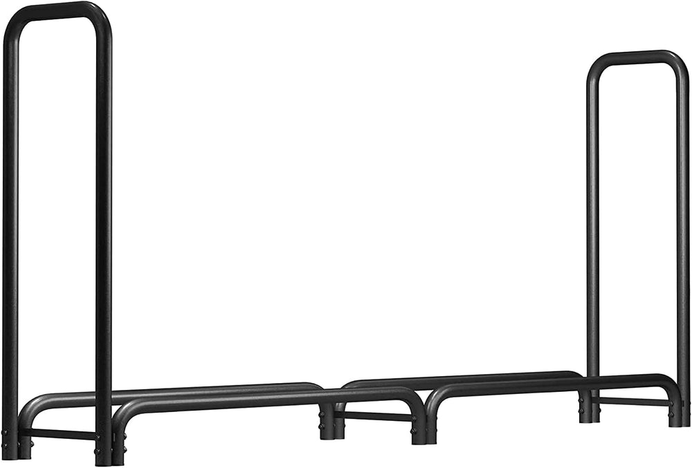 Rocky Mountain Goods 8 ft Firewood Rack - Outdoor/Indoor Wood Storage - Heavy...
